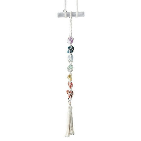 

Julam 7 Chakras Stones - Healing Crystals Car Hangings Tumbled Gemstones Meditation Hangings Ornament - Tree Memorial Hangings Pendant Christmas Gift