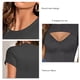 thumbnail image 5 of Camisetas de manga corta ajustadas para mujer, camisetas cortas con cortes para mujer, camisetas de manga corta con cortes para mujer, camisetas de manga corta para mujer, claridad notable, 5 of 5