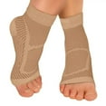 thumbnail image 1 of CSChome Leg Warmth Compression Socks 1 Pair Ankle Protection Sport Compression Decompression Gradient Pressure Foot Heel Pain Relief Plantar Fasciitis, 1 of 7