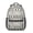 Black-49, variant on Bigfoot Footprint Design Waterproof Backpack - Breathable Mesh Shoulder Straps, Spinal Support - Stylish & Versatile Bookbag for College Students & Creature Lovers