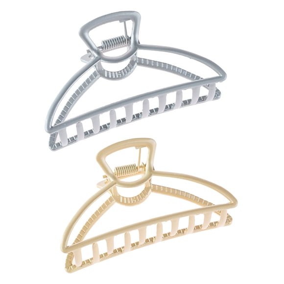 2 pinzas grandes para el pelo para mujer, elegantes y con forma de garra, pinzas de mandíbula exquisitas.