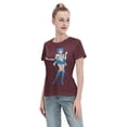 thumbnail image 4 of T-Shirt Basique à Manches Courtes pour Femmes Sailor Moon Mizuno Ami, 4 of 6