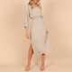 thumbnail image 2 of Vestido largo plisado para mujer estilo elegante holgado con cintura elástica ropa de fiesta FLhrweasw Nuevo, 2 of 9