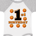 thumbnail image 4 of Inktastic 1st Birthday Basketball Boys or Girls Baby Bodysuit, 4 of 5