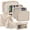 B - Beige, variant on Gustave Luggage Packing Cubes for Travel, 8 Pcs Lightweight Suitcase Organizer Bags Set Foldable Packing Organizers Storage Bag for Carry on Luggage "Gray"