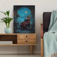 thumbnail image 5 of Qisvanset 12x16 Inch Romantic Kiss Abstract Splash Canvas Print Wall Art, 5 of 5