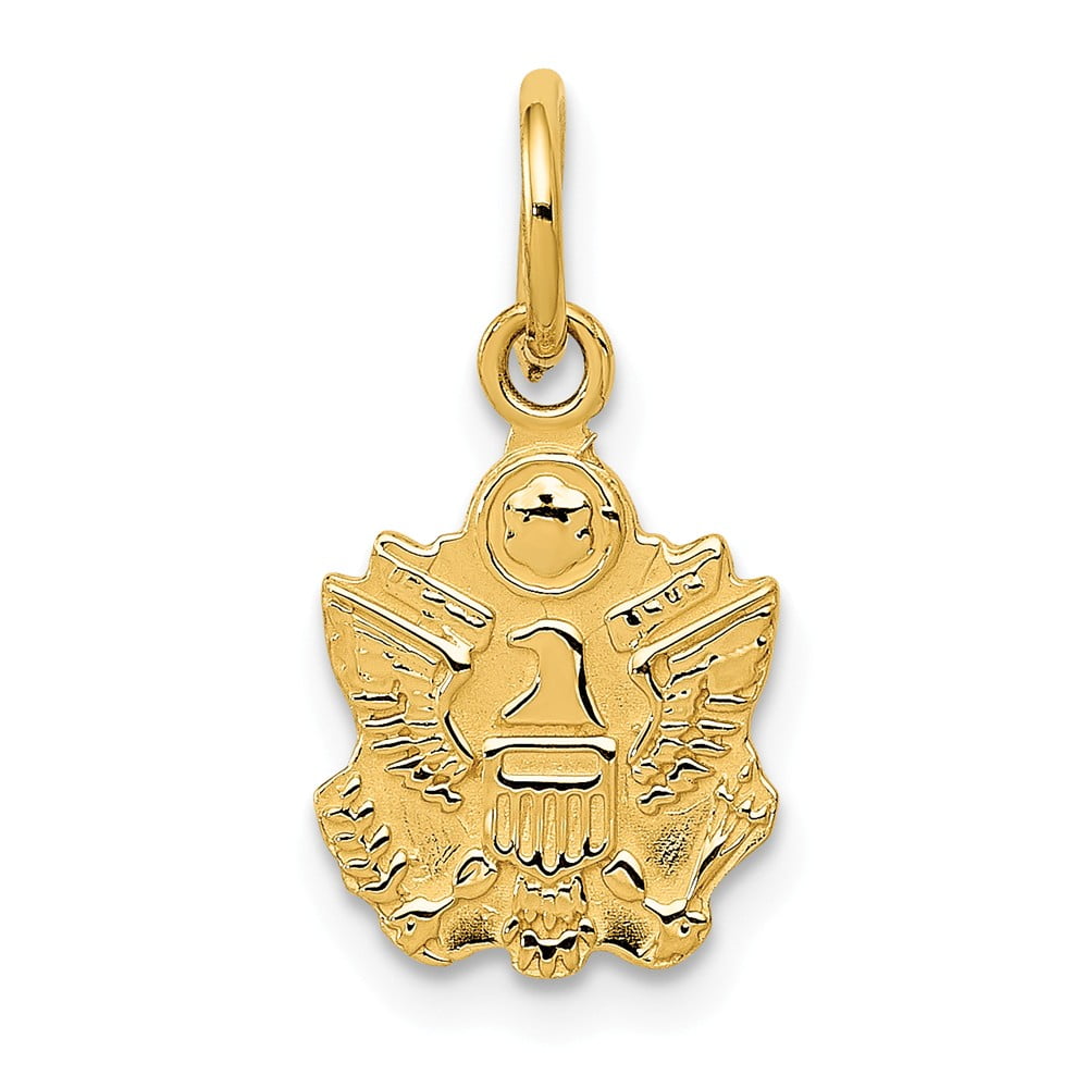 FB Jewels 14K Yellow Gold U. S. Army Insignia Charm
