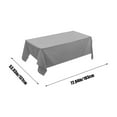 thumbnail image 3 of Disposable Tablecloths, 54x72 Inches Plastic Table Cover, Easy Cleanup and Stain Resistant, for Parties, Picnics, and Holiday Events, Ihhxbz, 3 of 9