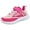 Pink, variant on Kids Knit Sneakers | Breathable Mesh Tennis Shoes for Boys & Girls | Lightweight Casual Running Play Shoes