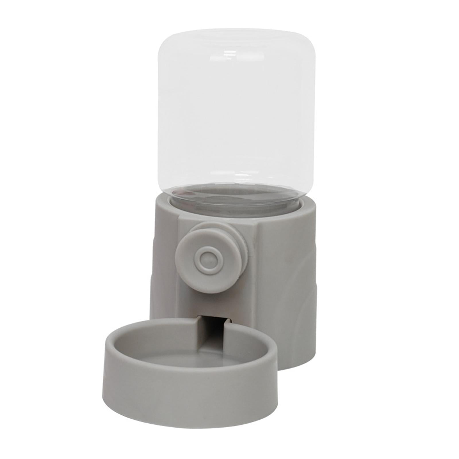 Bvdfgk Dog Cat Automatic Feeder Feeding Container Large Capacity Cage Hanging Dispenser Gray Water Dispenser