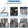 thumbnail image 4 of Portable High Pressure Filter Shower Head, with Spare Hose, Stand and Spare Cotton, Water Saving Vortex Shower Head with Pause Switch Detachable Prope, 4 of 5