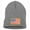 Heather Grey, variant on Top Headwear USA Flag Beanie - Men's Womens America Patriotic Long Winter Cuff Beanie Cap, Royal