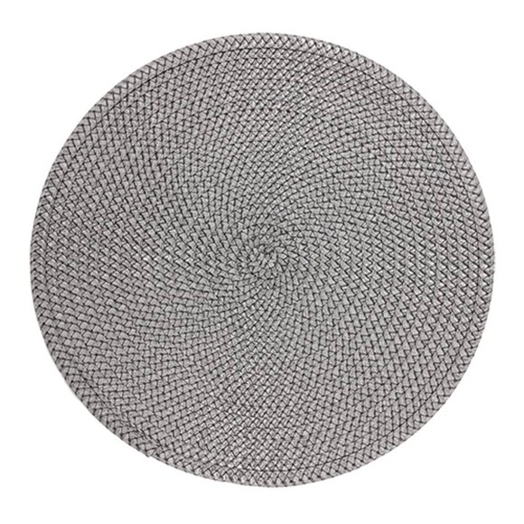 Mantel Redondo Home Creations Individual 38cm Gris