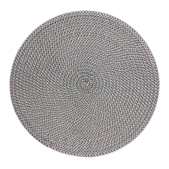 Mantel Redondo Home Creations Individual 38cm Gris