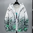 thumbnail image 3 of Summer Skin Coats Men Ultra Light UV Sun Protection Big Size Hooded Windbreaker Jacket Men printing Casual Outwear, 3 of 7