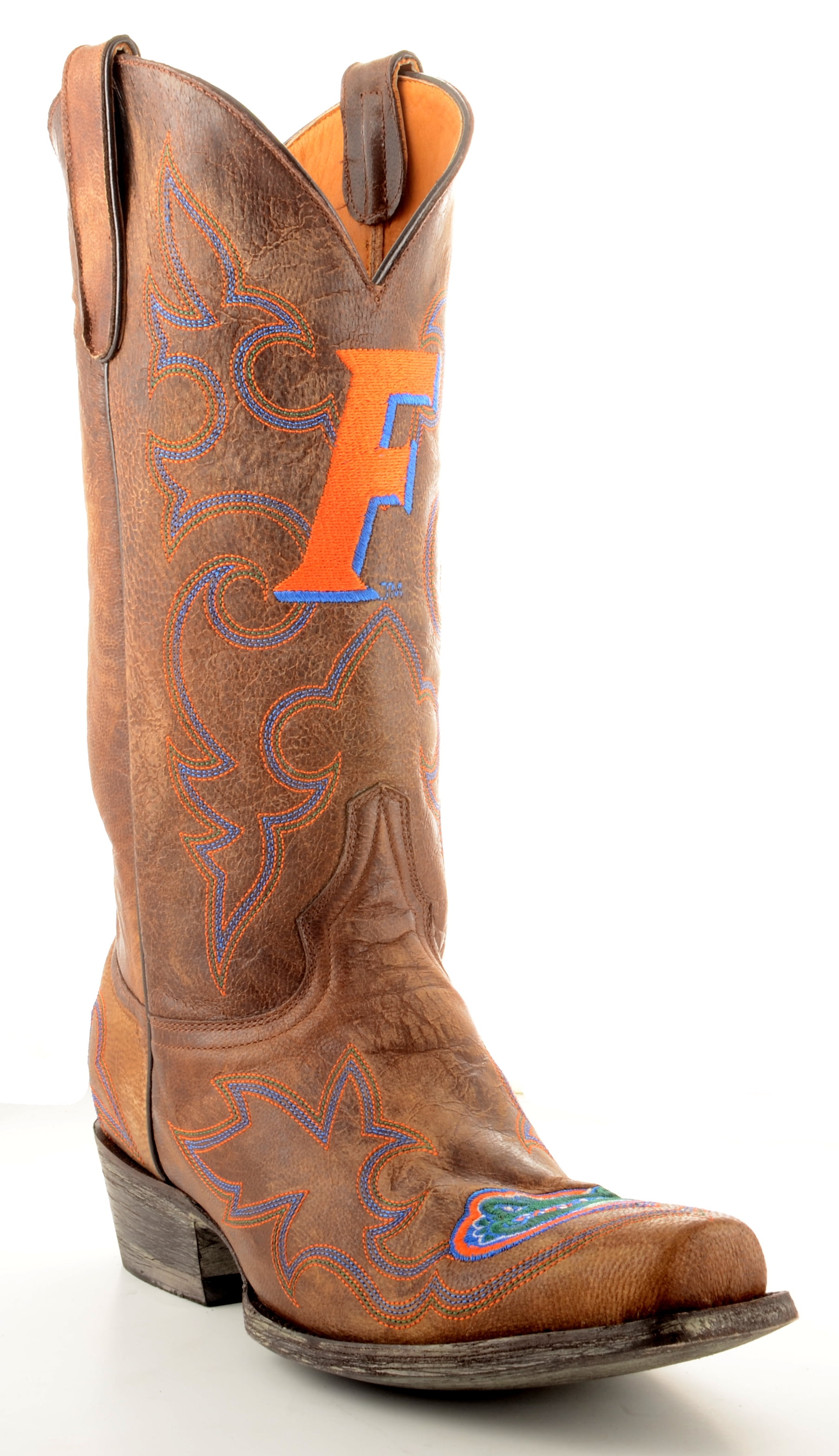 Men's Tan Florida Gators 13" Original Embroidered Boots by GameDay Boots