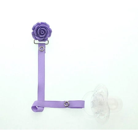 Flower Pacifier Clip
