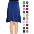 thumbnail image 3 of Stretch Is Comfort Girl's A-Line Knee Length Skirt Royal Blue X-Large, 3 of 7