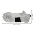 thumbnail image 2 of 3 pares de calcetines de primavera y verano, calcetines antideslizantes de corte bajo para hombre que usa FRCOLOR Hogar10399029, 2 of 7