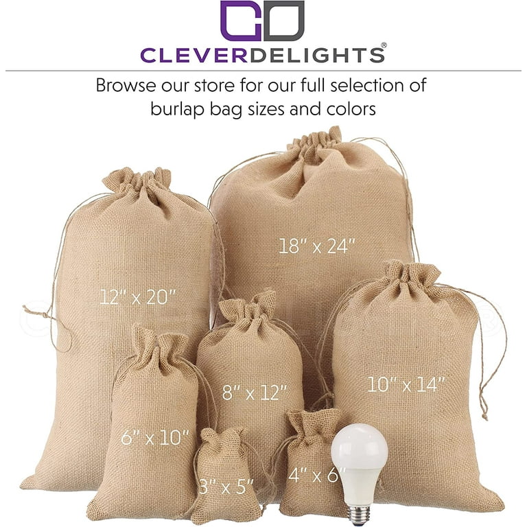 Heavy duty best sale burlap bags