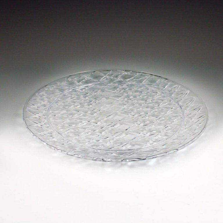 Maryland Plastics Clear Plastic Serving Platter 18 x 12