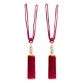thumbnail image 2 of 2Pcs Curtain Holdbacks Rope Tie Backs Tassel Tiebacks Beaded Pair, 2 of 6