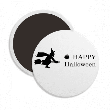

wizard happy fear halloween round ceracs fridge magnet keepsake decoration