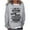 Gray, variant on Patlollav Womens Oversize Funny Text Letter Print 0-Neck Long Sleeve Loosen Single Sweatshirt Tops