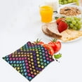 thumbnail image 2 of Shop Clearance! Reusable Sandwich Bag Snack Bags - Value Pack of 3  Dual Layer Lunch Baggies - Dishwasher Safe - Eco Friendly Cloth Wraps - Easy Open Zipper For Kids, 2 of 6