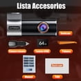 thumbnail image 2 of AUTODIAG Dashcam para Auto,4K Frontal,WiFi,Soporta hasta 256GB,Camara para Carro Camaras para Automovil Interior,170&deg;Gran Angular,Visi&oacute;n Nocturna,Grabaci&oacute;n en Bucle,Senso, 2 of 9