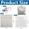 thumbnail image 2 of HUGFEGWE Lot de 6 Sacs de Poids pour Rideaux d'Extérieur, Sac de Sable pour Rideaux de Patio avec Sacs Scellés et Pinces, Sacs Lestés Réutilisables pour Draperies pour Maison, Pergola, Gazebo, Véranda avant (Gris) AZ824-0524, 2 of 7