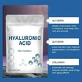 thumbnail image 4 of Body Care Pure Hyaluronate Powder for Hydration and Moisturization | Water Soluble Skin Support Powder 100g for Face and Skin Care, 4 of 7