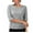 Silver, variant on CFLVAEK Fashin Sparkly Glitter Printed Tops Women Shimmer Sequin Shirts Plus Size Half Sleeve Party Club Shirt Casual Round Neck Tshirts XL
