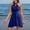 Dark Blue, variant on Women Transformer Multi Way Bandage Dress Convertible Bridesmaid Gown, Wedding Gown Party Beach Dresses(Yellow,M)