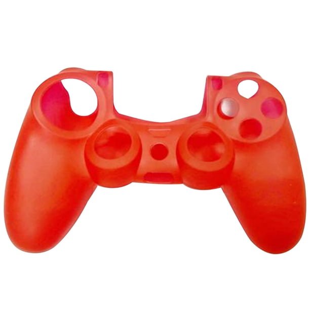 PS4 Controller Skin Grip Cover Case Set Protector de silicona suave Gel Goma Shell Antideslizante Thumb Stick Caps para Playstation 4 Controller Gaming Gamepad Xemadio 2033315-4