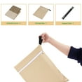 thumbnail image 4 of Sonerlic Table Umbrella Cover, 7.5–11ft Patio Deck Zippered Parasol Waterproof Umbrella Covers for Outdoor Umbrellas,KhaKi & Brown, 4 of 6
