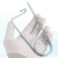 thumbnail image 4 of Uxcell 4pcs Steel Cotter Pins, 0.18x6.5 Inch (4.5x165mm) Brooch Shape Cotter Safety Spring Pin, Quick Locking Brooch Fastener for Garden, Farm, Lawn, Rectangle, 4 of 5