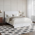 thumbnail image 1 of AFI Canyon Wood Full Foundation Bed Frame with Matching Footboard in White, 1 of 26
