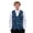 Blue Snowflake, variant on Yuyamidu Deer Business Vests for Men Size 3XL Lightweight Men's V-Neck Suit Vests Camo Hunting Vest Waistcoat with 3 Pockets Daily Wear Clothing