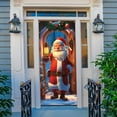 thumbnail image 4 of Dongrere Christmas Door Curtain for Porch Decor Waterproof Christmas Door Cover Backdrop for Home & Storefronts, 4 of 7