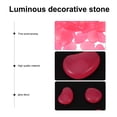 thumbnail image 5 of Greenadscape 100Pcs Luminous Pebbles Glowing Pebbles Polystyrene Resin for Homeowners Garden Pebbles Design, 5 of 5