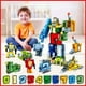 thumbnail image 1 of Juguetes para niños con deformación de robots digitales Autobots Alphabet Fit King Kong ensamblado juguetes educativos para niños, 1 of 5