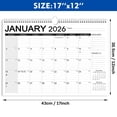 thumbnail image 2 of Calendario de pared AECCN 2026 de 18 meses, papel grueso, 43 x 30 cm, 2 of 8