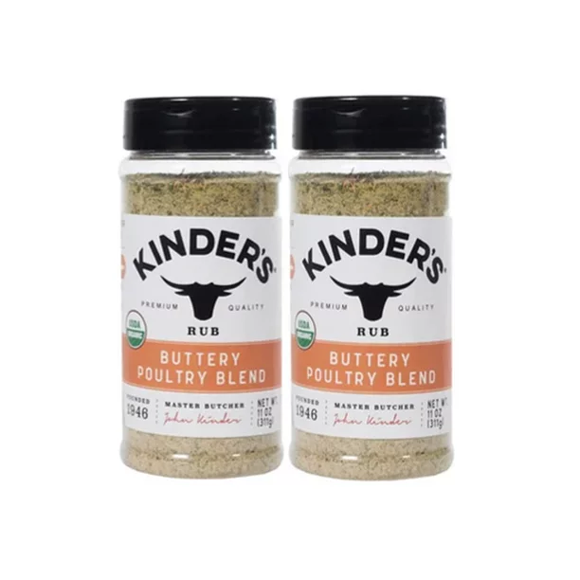Kinder's Buttery Poultry Blend Seasoning, 11 Ounce 2 Pack