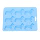thumbnail image 5 of Molde de silicona para cubitos de hielo con forma de perro, color azul cielo, 5 of 6