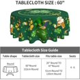 thumbnail image 2 of St. Patrick''s Day Tablecloth Round Table Cover Washable for Kitchen Dining Party Holiday Decor 60 Inch, 2 of 6
