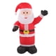thumbnail image 4 of Papá Noel inflable navideño resistente al agua y al desgarro con luces LED, 4 of 14