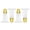 10CM, variant on NEXAVKPR 4pcs/set Acrylic Furniture Feet Clear Sofa Legs Replacements for Home Decors