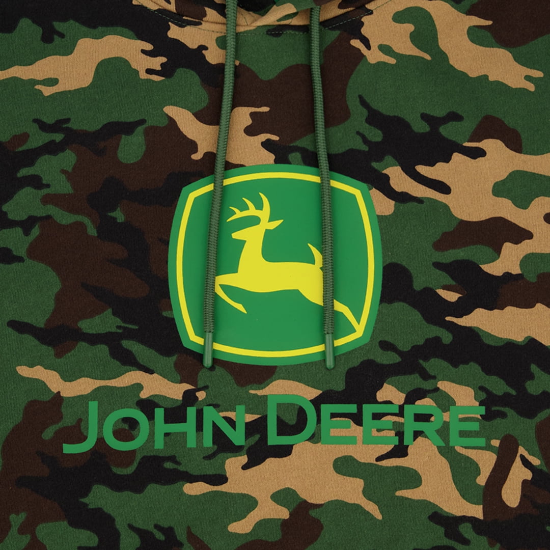 John Deere Men's Fleece Logo Hoodie, Sizes S-3XL