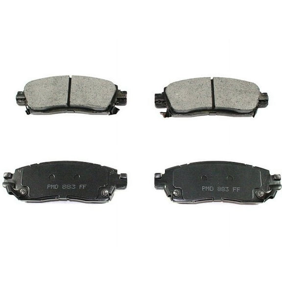 Rear Brake Pad Set - Compatible with 2002 - 2009 GMC Envoy 2003 2004 2005 2006 2007 2008